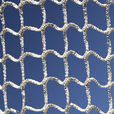 Lacrosse - Replacement Box Net (4mm - 1-1/2 in. Sq. Mesh with Lacing Cord) (4 ft.W x 4 ft.H x 4 ft.D) (White)